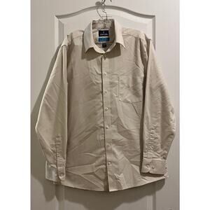 Stafford Slim Fit Oxford Shirt in Off White